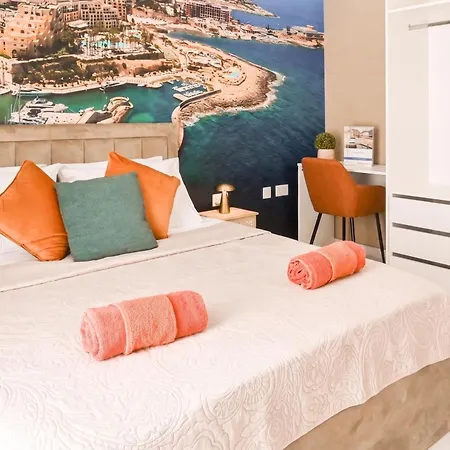 Appartement Walk To Balluta & Spinola - Modern 2bdr - Happy *